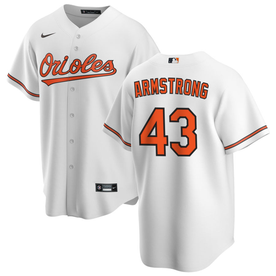 Nike Men #43 Shawn Armstrong Baltimore Orioles Baseball Jerseys Sale-White